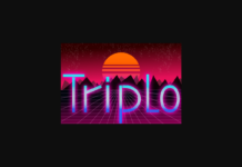 Triplo Font Poster 1