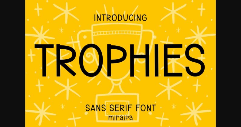 Trophies Font Poster 3