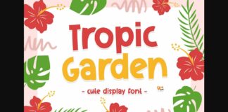 Tropic Garden Font Poster 1