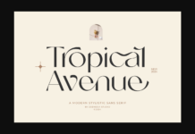 Tropical Avenue Font Poster 1