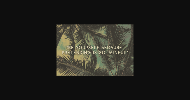 Tropical Font Poster 5