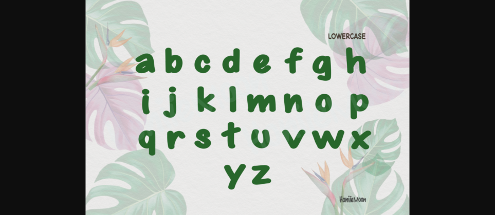 Tropical Font Poster 5