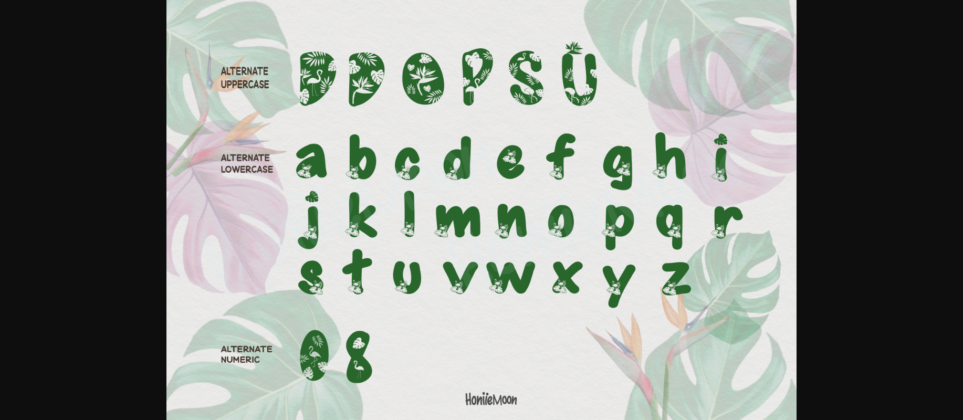 Tropical Font Poster 6