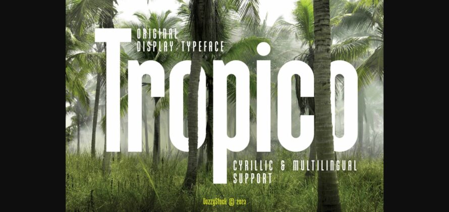 Tropico Font Poster 3