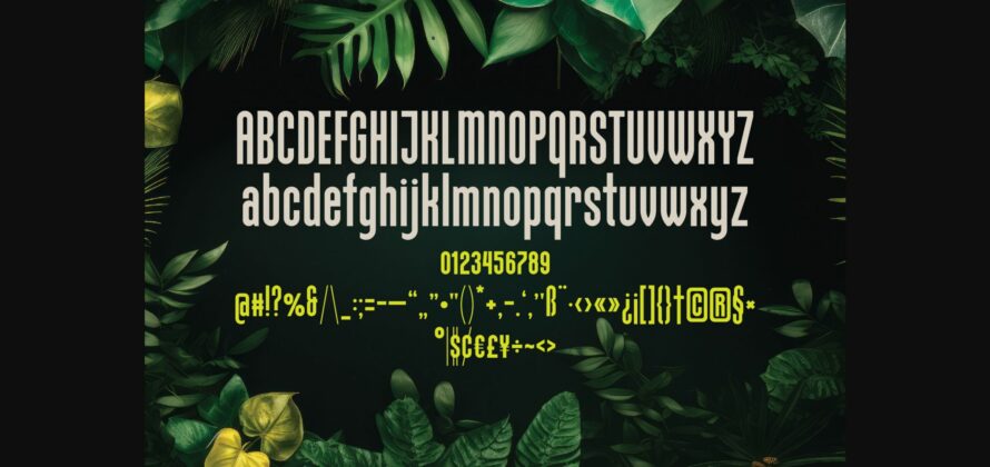 Tropico Font Poster 5