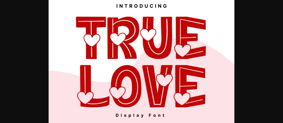 True Love Font Poster 3