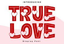 True Love Font Poster 1