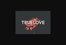 Truelove Font Poster 1