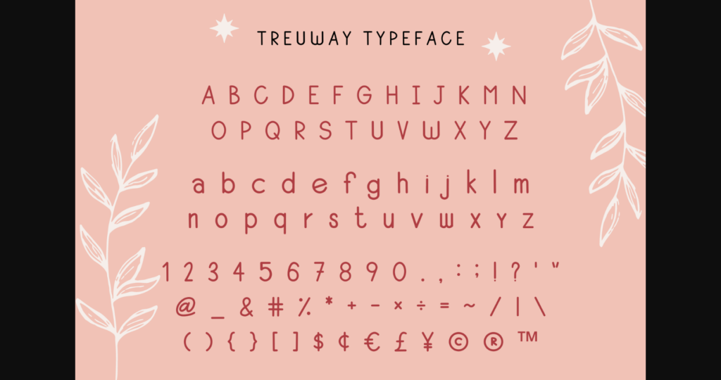 Trueway Font Poster 5