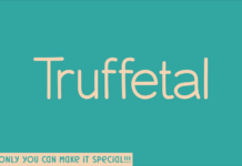 Truffetal Font Poster 1