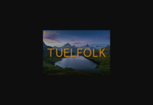 Tuelfolk Font Tuelfolk Font Poster 1