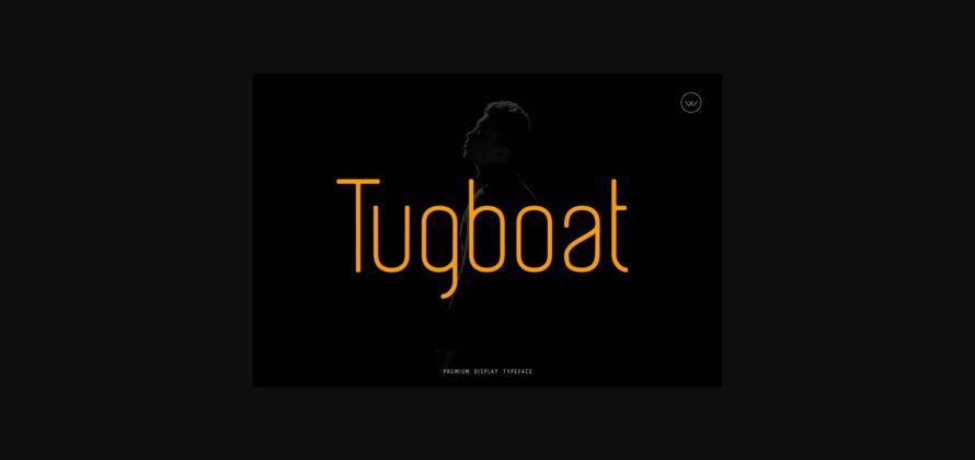 Tugboat Font Poster 3