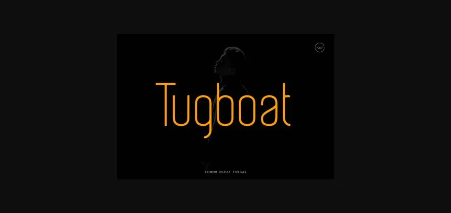 Tugboat Font Poster 3