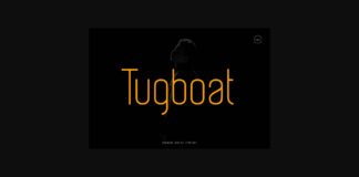 Tugboat Font Poster 1