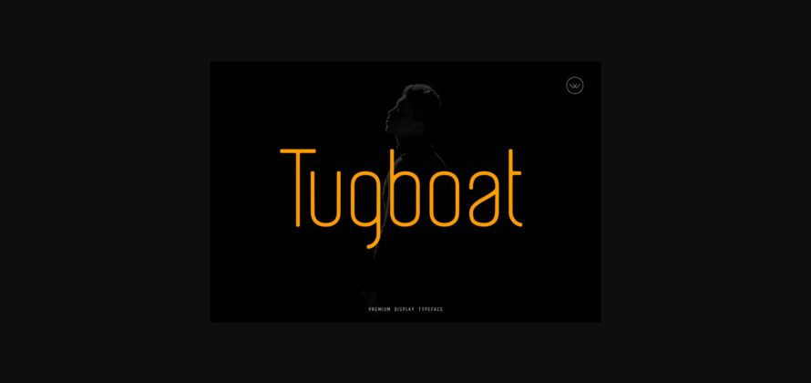 Tugboat Font Poster 1