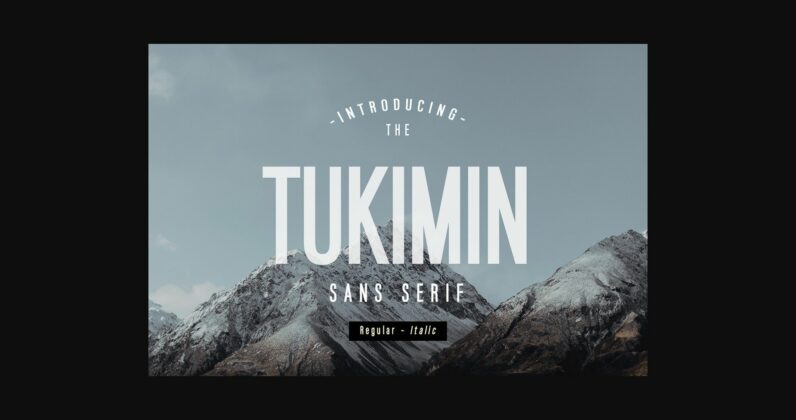 Tukimin Font Poster 3