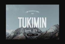 Tukimin Font Poster 1