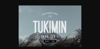 Tukimin Font Poster 1