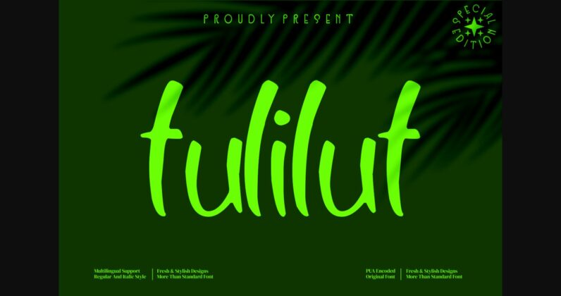 Tulilut Font Poster 1