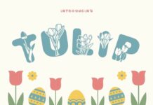 Tulip Font Poster 1