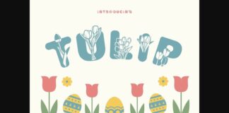 Tulip Font Poster 1