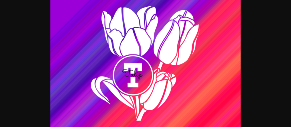 Tulip Font Poster 6