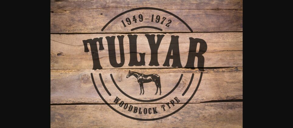 Tulyar Font Poster 1