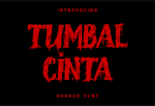 Tumbal Cinta Font Poster 1