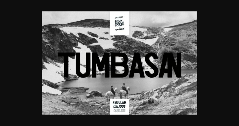 Tumbasan Font Poster 3