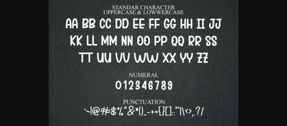 Tumbles Frebies Font Poster 5