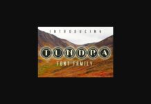 Tundra Font Poster 1