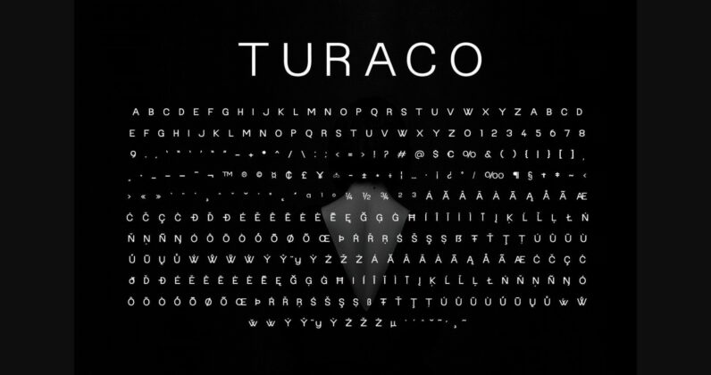 Turaco Font Poster 5