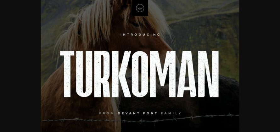 Turkoman Font Poster 3