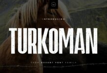 Turkoman Font Poster 1