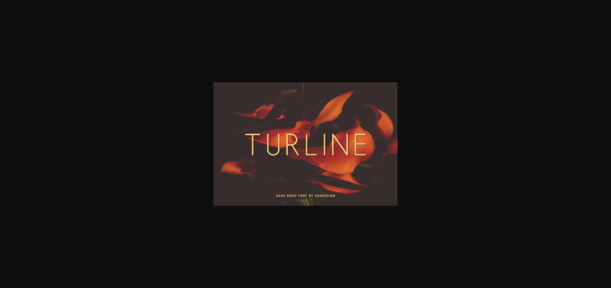 Turline Font Poster 3