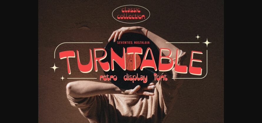 Turntable Font Poster 3