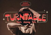 Turntable Font Poster 1