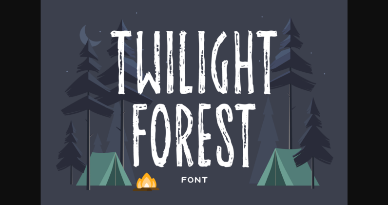 Twilight Forest Font Poster 3