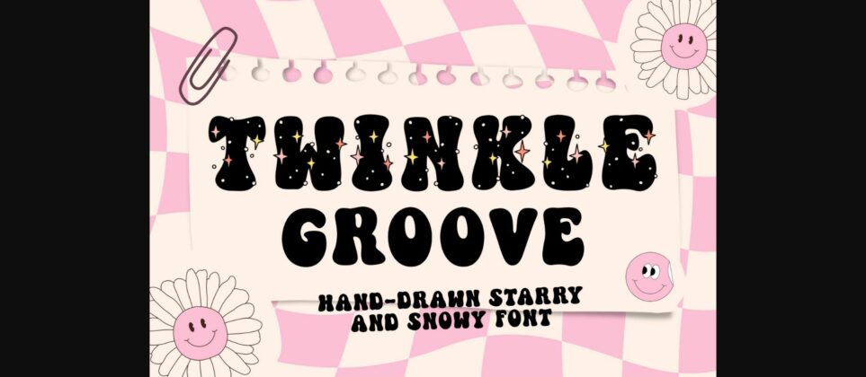Twinkle Groove Font Poster 3