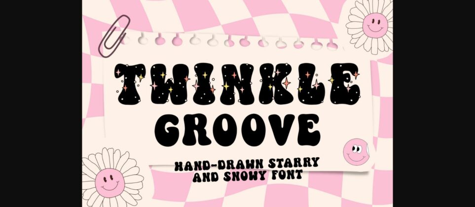 Twinkle Groove Font Poster 1