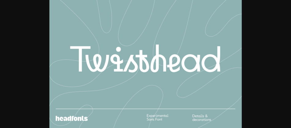 Twisthead Font Poster 3