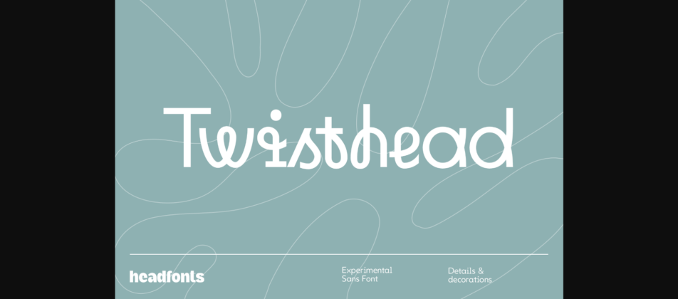 Twisthead Font Poster 1