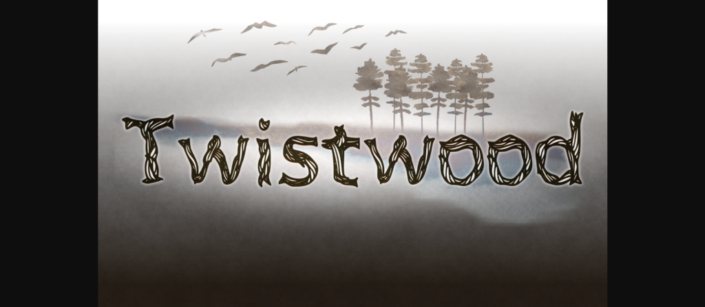 Twistwood Font Poster 3