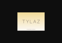 Tylaz Font Poster 1