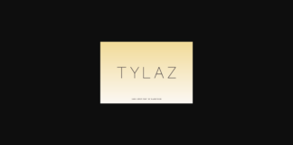 Tylaz Font Poster 1