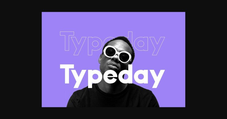 Typeday Font Poster 4