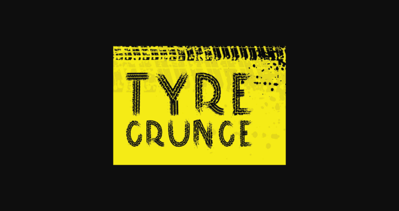 Tyre Grunge Poster 3