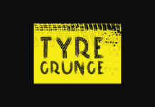 Tyre Grunge Poster 1