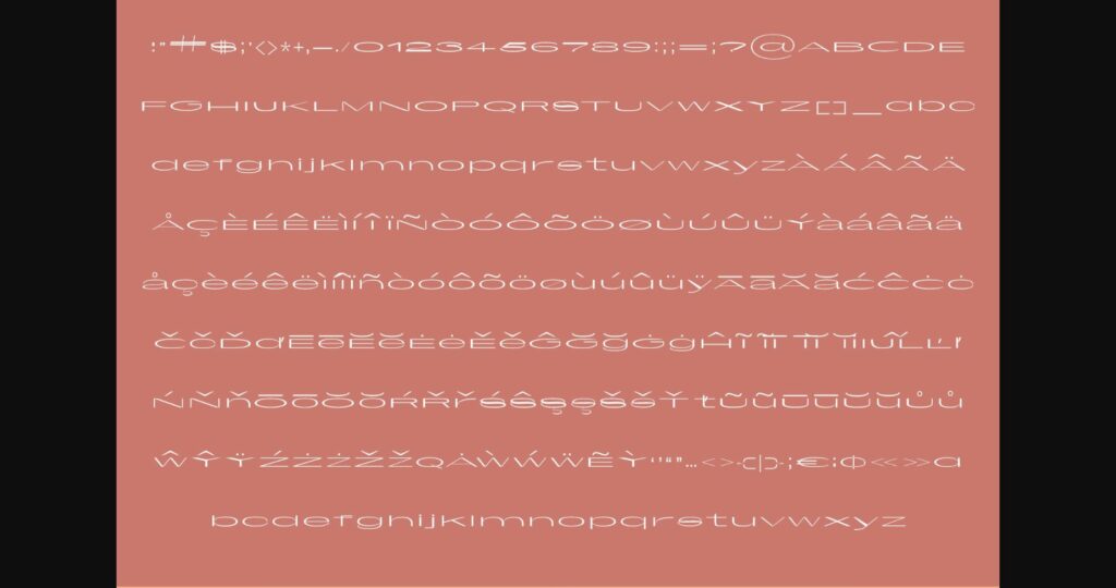 Umbra Font Poster 6