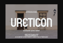 Ureticon Font Poster 1
